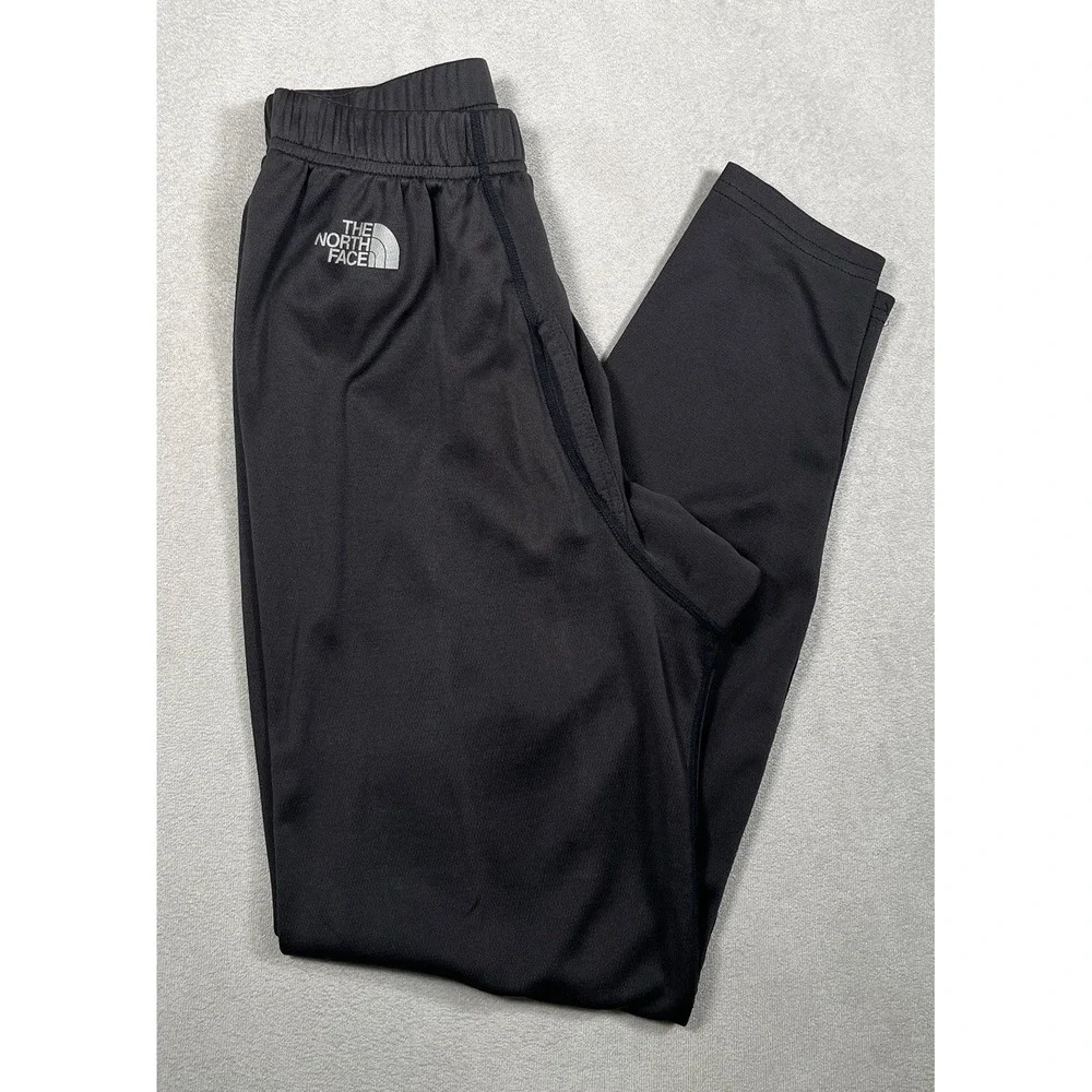 VTG The North Face Base Layer Pants Men's Small Black Midweight Full Length USA